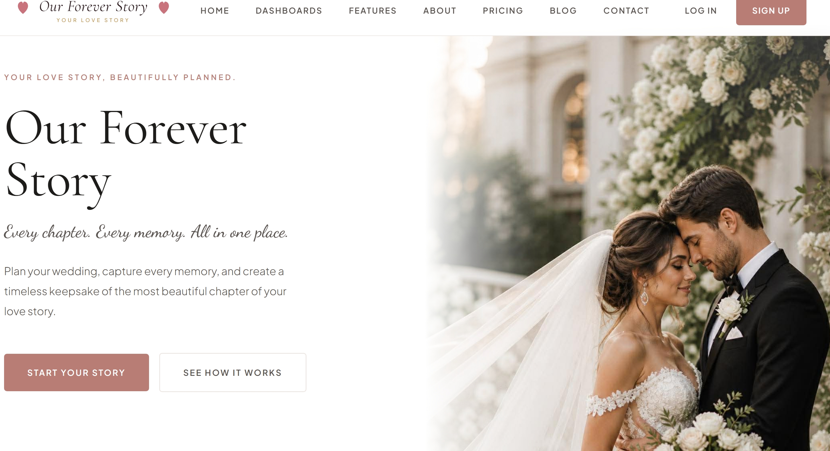 Our Forever Story project screenshot