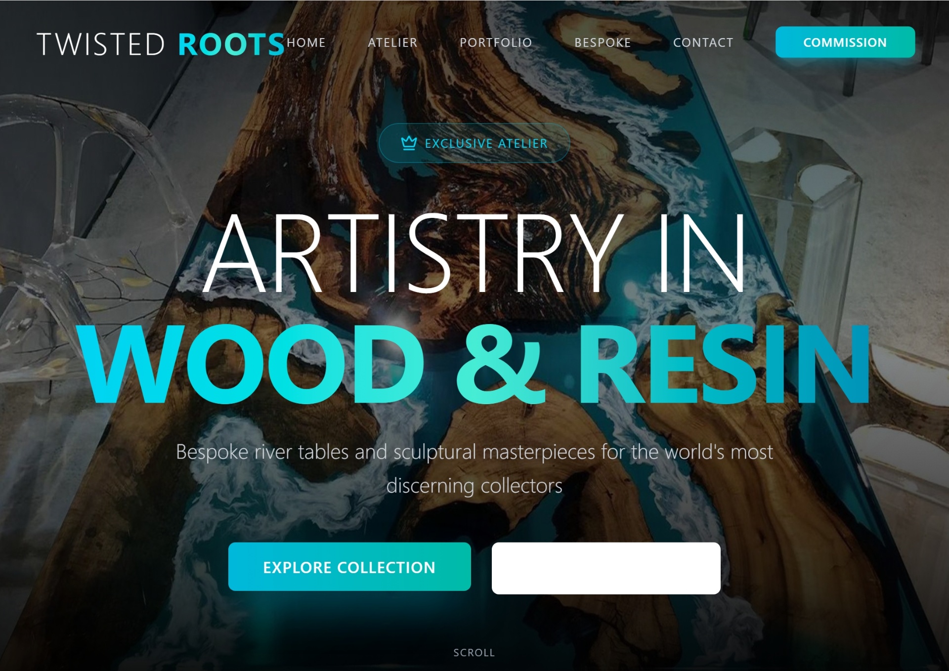 Twisted Roots Furniture project screenshot